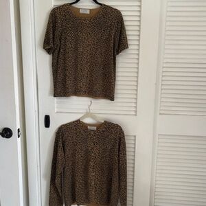 Jannifer Moore Sweater Set L  EUC